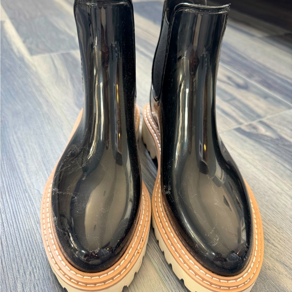 Dolce Vita Black Rain Boots